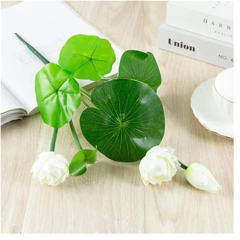 Künstlich Seerose Simulation Kleine Lotus Gefälschte Blumen Wohnzimmer Desktop Bad Dekoration Sommer Teich Attraktionen Kleine Blumen Künstliche Lotus (Color : G Big)