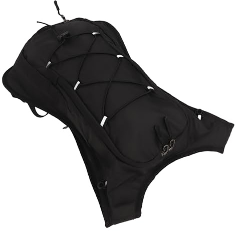 Mochila Hidratacion, Mochila Agua, 41x29x10cm Ultraligero y Portátil Tela Oxford Mochila de Hidratación con Tiras Reflectantes para Bicicleta, Correr De Noche, Maratón