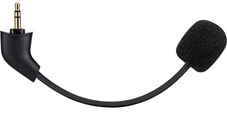 Ersatz-Spielmikrofon für Kingston HyperX Cloud, Cloud X und Cloud II 2. Version Gaming Headset auf PS4 PS5 Xbox One PC, abnehmbares 3,5-mm-Boom-Mikrofon