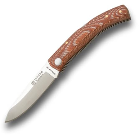 Joker RANCHERA ND154 klappMesser, Griff aus Micarta Canvas, Klinge 8 cm, Angel-, Jagd-, Camping- und Wanderwerkzeug