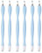 Cuticle Trimmer, 6 Pcs Forchetta per Cuticole, Pusher per Cuticole Rimozione, Forma di V Spintore Della Rimuovi Cuticole, per Manicure e Rimozione