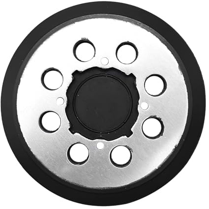 Ollanoos Almohadilla de respaldo redonda de gancho y bucle, 150 mm, 15 agujeros, almohadilla de repuesto para lijadora orbital aleatoria, almohadilla protectora de disco, herramientas abrasivas,