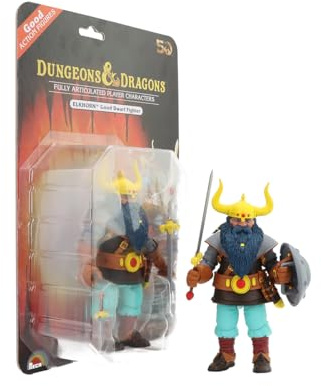 WizKids Dungeons & Dragons 7” Scale Action Figure – Limited 50th Anniversary Edition Elkhorn Figure