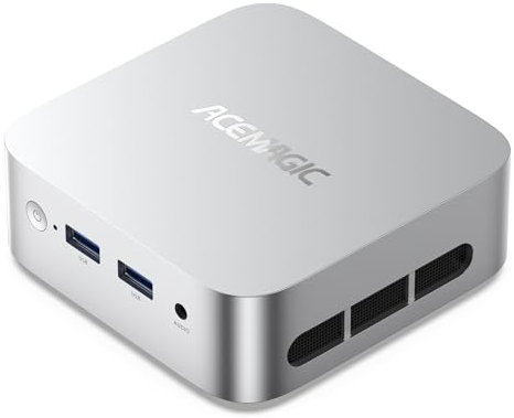 ACEMAGICIAN Vista Mini V1 Mini PC Win 11 Pro, Ιntel Alder Lake-N97 (hasta 3,6 GHz), 16GB DDR4 512GB SSD Mini Ordenadores de Sobremesa, Dual Display HDMI+DP/ WiFi5/BT4.2 Micro PC para Casa/Trabajar