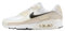 NIKE Wmns Air MAX 90, Sneaker Mujer, White Flat Pewter Lt Orewood Brn, 37.5 EU