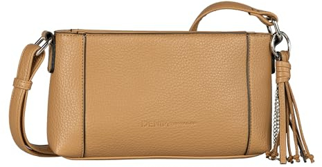 TOM TAILOR Umhängetasche Priya Crossbody Bag Camel hellbraun