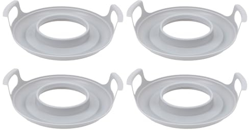 NDNCZDHC 12in Microwave Cool Plate, PP Large Plate Holder with Handles, Anti Scald Carrying Tray for Bowls Microwave Meals