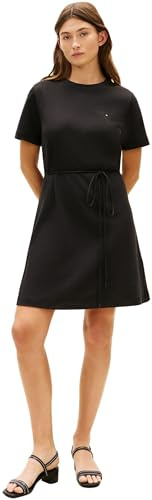 Tommy Hilfiger Interlock T-Shirt SS Dress Ww0ww49772 Vestido Tipo Camiseta Mujer (Pack de 1)