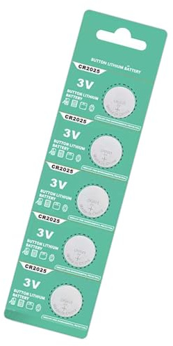 CR2025 - Pila de botón de litio de 3 V para controles remotos de juguete y dispositivos electrónicos, 1 paquete