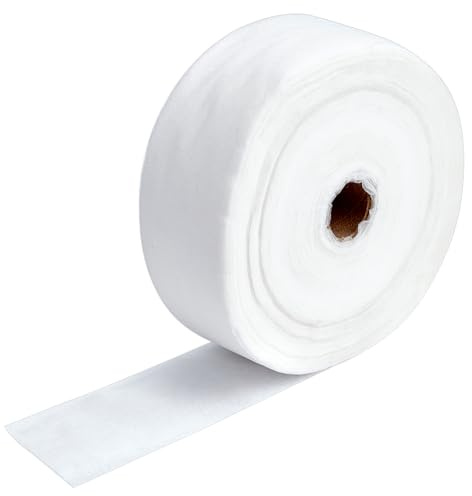 BENECREAT Protection d'arbre 200M Housses d'arbre Imperméables au Froid de 80mm de Large en Tissu Non Tissé pour Garder Les Arbres au Chaud et Les Hydrater. Blanc