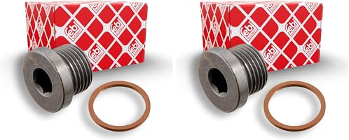 febi bilstein 48895 Ölablassschraube mit Dichtring, 1 Stück (Packung mit 2)