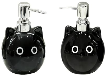 Schaumseifenspender Seifenspender Ente, Seifenspender Katze 2X 480 Ml Keramik Enten Seifenspenders, Katzenpfoten Flüssigseife Seifenspenders Weihnachten Mit Pumpspender, Schaumspender Nachfüllbare