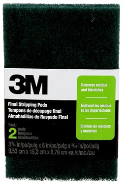 3M Abisolierpads, 0 fein, 9,5 cm x 15,2 cm x 5/16 Zoll, 2 Stück