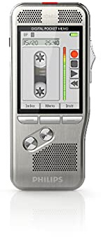 Philips DPM8500/00 Dictaphone avec Scanner code barre Argent Brossé