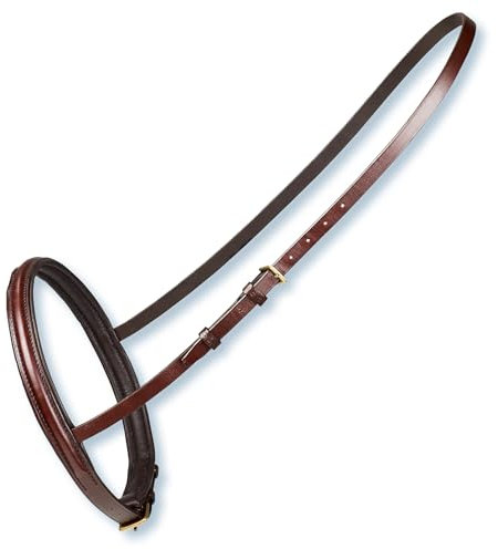 Stübben Französisches Reithalfter 1191 Imperial - schwarz/schwarz - Warmblut (WB) - messing
