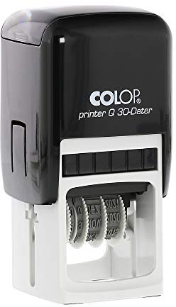 STEMPEL-FABRIK Datumstempel Colop Printer Q 30, 31x31 mm, 5 Zeilen