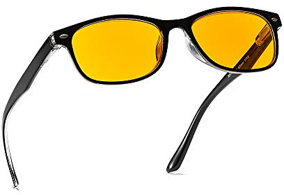 Suertree Blåljusglasögon 95% Blåljusfilter Läsglasögon Gula glas UV-skydd Datorglasögon Spelglasögon för PC 2.0x BM163