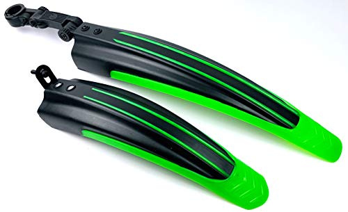 Hallenwerk 2er Set Schutzblech Fahrrad Spritzschutz für Vorne und Hinten Kotflügel jurfahr Farbe: