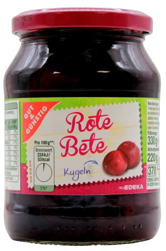 Gut & Günstig Rote Bete Kugeln, 6er Pack (6 x 220g)