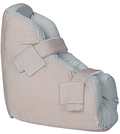 Ehucon Eierschalen-Fersenschutz aus Schaumstoff, Kissen für Dekubitus, Fußkissen für bettlägerige Patienten, Knöchelkissen, Fersenschutz für Fersenschmerzen, 1 x Perlgrau, 1 count (pack of 1)