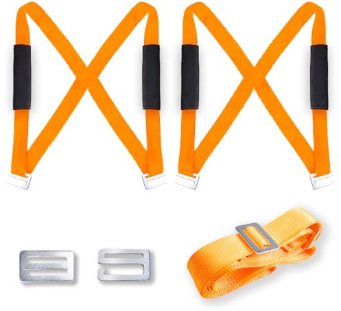 MANDUKA 2 Personen Tragegurt, Transportgurt, Möbel Tragegurt für den Sicheren Transport von Möbeln, Belastung bis 350 kg