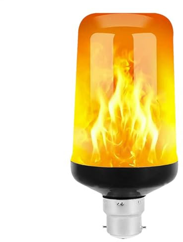 Flammen-Glühbirne,Glühbirnen mit flackernder Flamme - 4 Modi Flammenbirne, E26/E27/B22-Sockel, Außenglühbirne, flackernde Glühbirne, Innen- und Außendekoration