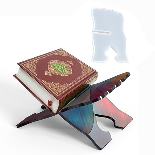OHYER leseständer für bücher buchständer Buchhalter leseständer bücherständer kochbuchhalter Leseständer Couchtisch Leseständer zum Lesen Für Kochbücher Musikbücher (Weiße, 30 * 20 * 0,8 cm)
