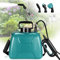 TLGREEN Drucksprüher 5L, 7.4V Stärker Elektrischer Pflanzensprüher, mit 3 Düsen & Verstellbarer Schultergurt, USB-aufladbarem Griff mit Teleskopstab für Gartenspritze, Unkrautspritze & Wassersprüher