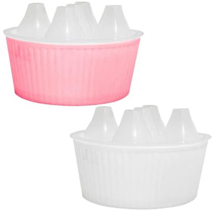 Toyvian 2stücke Hydroponische Blumentöpfe Speziell Für Tulpen Hyazinthen Und Narzissen Mit Wasserstandsanzeige Und Abflusslöchern Für Innenbereich Schreibtischgarten
