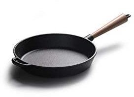 OWOHYG Pot, Saucepan Uncoated Skillets Cast Iron Omelette Steak Grill Frying Pan Pancake Griddles Cooking Pot