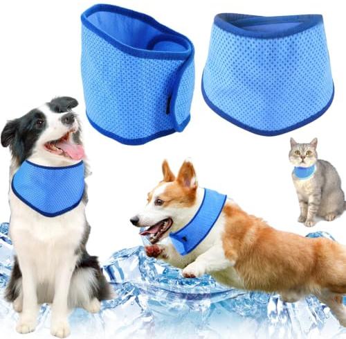 Norhogo 2 Pack Dog Cooling Collar, Breathable Instant Cooling Scarf