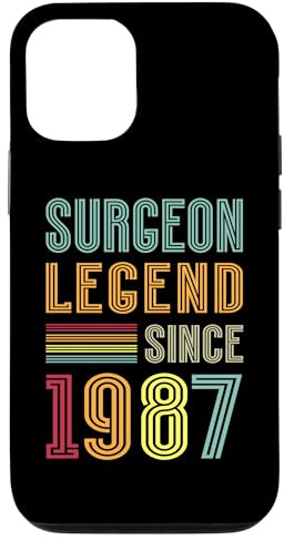Surgery Legend 1987 39 Years Scalpel 39th Birthday Surgeon Case for iPhone 12/12 Pro