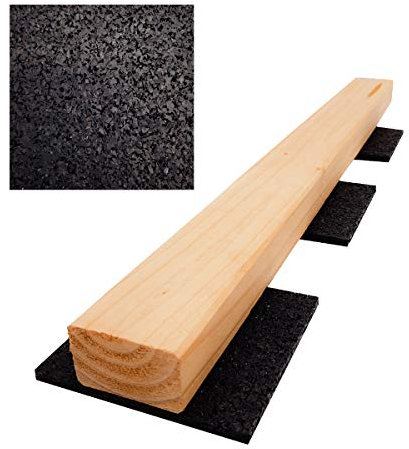 Lastre in granulato di gomma per la pavimentazione di terrazze, 100 pezzi, 6mm