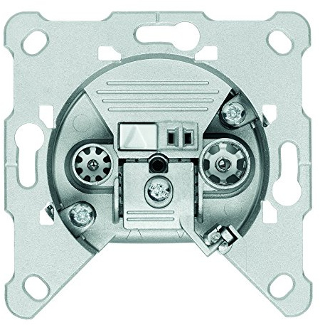 GIRA Serie Standard 55 - reinweiß glänzend (EDU 04F) 2-fach - Zubehör Triax