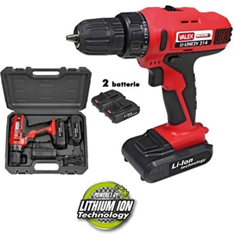 Trapano Avvitatore a Batteria al Litio Li-Line 214 - Valex