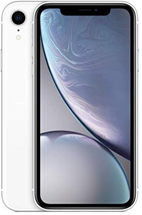 Apple iPhone XR, 256GB, White (Renewed)