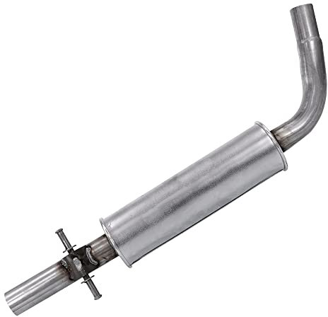 BESTPRICE 1x Mittelschalldämpfer Kompatibel mit AUDI A3 (8L1), SEAT LEON (1M1), TOLEDO II (1M2), SKODA OCTAVIA 1 (1U2) (1U5), VW BORA I (1J2) (1J6), GOLF 4 (1J1) (1J5), NEW BEETLE (9C1, 1C1) (1Y7)