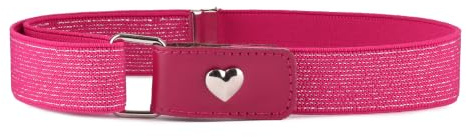 Ladeheid Mädchen Gürtel Elastik-Gürtel 1-6 Jahre 34-65 cm P15G