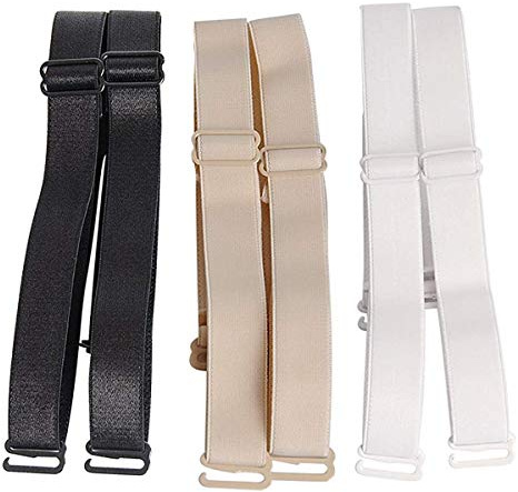 3 Paar BH-Träger Bra Straps Elastisch verstellbar abnehmbar Multi-Size