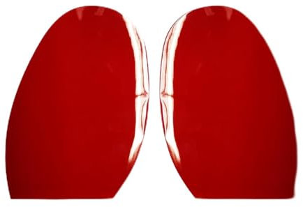 Casali Mirror Shine Rubber Half Soles for Repair and Replacement Red Soles for Louboutin Designer Shoes. Red Rubber Grip Sole Protectors
