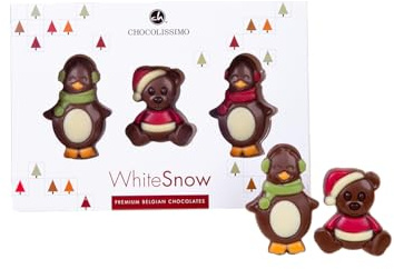 3 Weihnachtsfiguren - drei Weihnachtsfiguren aus Schokolade | Weihnachtsschokolade | Geschenkidee | Weihnachten | Mann | Frau | Kinder | Mädchen | Junge | Weihnachtssüßigkeit | Nikolaus