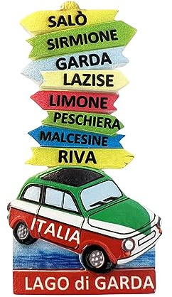 Kühlschrankmagnet Gardasee Italien Reise Souvenir Kühlschrank Dekoration 3D Magnet Aufkleber Craft Collection
