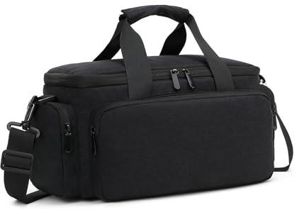 Andoer Camera Case Small Camera Bag Travel Camera Shoulder Bag Water-Resistant Shock-Proof Camcorder Bag DSLR Camera Bag for Mirrorless Camera with Removable Dividers and Shoulder Strap for Women Men,