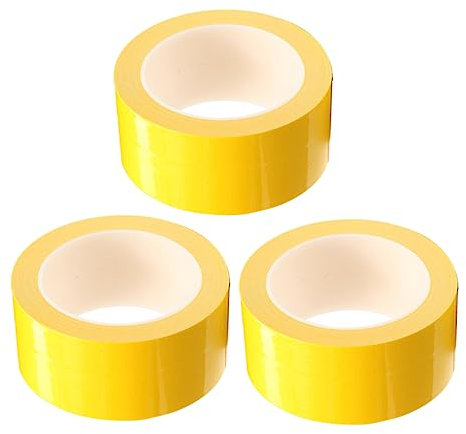 Amosfun 3 Rolls Adhesive Tape Single-sided Carpet Floor Tape for Home for Moving Boxes for Household Sealing Tent Repair