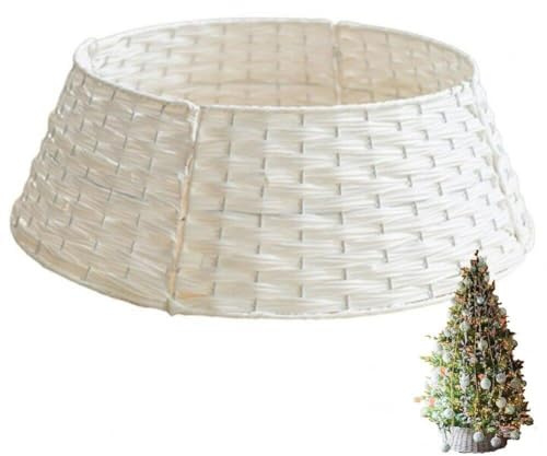 Wicker Christmas Tree 60 cm Festlichen Weihnachts -Stand -Cover Traditionelle Dekoration Rattankorb Cover Ordentliches Dekor Perfekt Für Den Innengebrauch