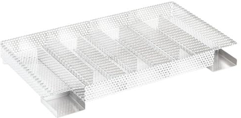 vidaXL Kaltrauchgenerator, 8-Kammer Kaltraucherzeuger mit Handgriffen, Kaltrauch Generator für Grills Räucherofen, Rauchgenerator Räucherschnecke, 35 cm Edelstahl