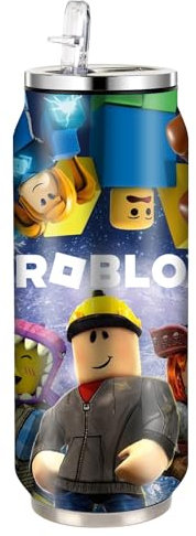 MAJEQZGY Botella de agua de acero inoxidable de 500 ml, botellas de deporte plegables de acero inoxidable con pajita, taza reutilizable para bebidas para viajes, deportes (medio ambiente)