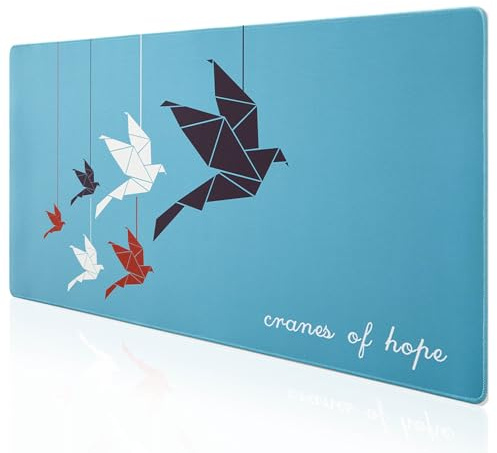 Tappetino Mouse 80x40cm, Tappetino Mouse e Tastiera, Sottomano da Scrivania | DOBAOJIA Tappetino Mouse Gaming XXL,Tappetino per Scrivania,Tappetino PC, superficie prova di versamento e base antiscivolo