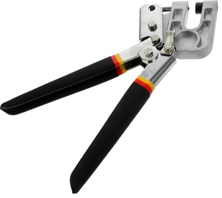 UKCOCO Pinza De Sujeción De Mano Acero Profesional Boca Plana Para Metal Crimpadora Tenaza De Perforación