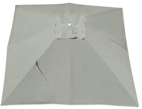 VLKLPZAHAK 3x4m Auvent De Remplacement pour Parasol De Jardin Housse De Rechange Parasol Déporté Carré, Toile De Rechange pour Parasol De Table Marché Extérieur(Light Grey,3x3m (9.8x9.8ft))